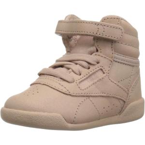 imageReebok UnisexChild Freestyle Hi SneakerFacebare BeigeWhite