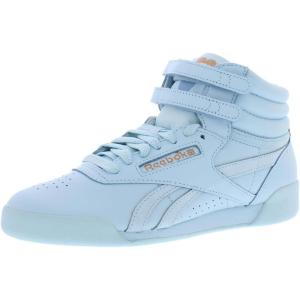 imageReebok UnisexChild Freestyle Hi SneakerGlass BlueGlass BlueGlass Blue