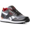 imageReebok Mens Classic Harman Run SneakerBlackAlloyPrimal RedSolar OrangeWhite