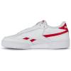 imageReebok Mens Club MEMT SneakerFtwr White Vector Red Ftwr White