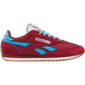 imageReebok Womens Classic Az SneakerRetro RedRetro RedFuture Cyan
