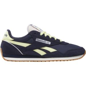 imageReebok Womens Classic Az SneakerVector NavyVector NavyYellow Haze