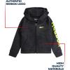 imageReebok Baby Toddler Boys Sweatsuit Set  2 Piece Full Zip Up Fleece Hoodie Jogger Pants Set Playwear Lounge Wear 12M7Black Straided