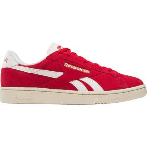 imageReebok UnisexAdult Club C Grounds UK SneakerVector RedPaper WhiteChalk