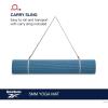 imageReebok 5mm Solid Yoga Mat 68quot x 24quot NonSlip Lightweight Foldable and Durable Exercise Mat with Carry Strap for Home Workout Yoga Pilates Fitness and Outdoor TrainingCyber Mint