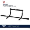imageReebok 8Grip PullUp Bar MultiFunction Upper Body Workout Rod Door Frame Fitness Beam with 8 Sure Grip Foam Handles Portable Chin Up Bar for Strength Training Exercise at Home or Gym
