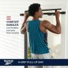 imageReebok 8Grip PullUp Bar MultiFunction Upper Body Workout Rod Door Frame Fitness Beam with 8 Sure Grip Foam Handles Portable Chin Up Bar for Strength Training Exercise at Home or Gym