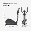 imageReebok FR20 Home Elliptical Cross Trainer Black Cardio Exercise 8 Resistance Levels 264 lb Capacity Plus 60 Day Free Kinomap MembershipFR20