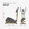 imageReebok FR20 Home Elliptical Cross Trainer Black Cardio Exercise 8 Resistance Levels 264 lb Capacity Plus 60 Day Free Kinomap MembershipFR30