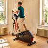 imageReebok FR20 Home Elliptical Cross Trainer Black Cardio Exercise 8 Resistance Levels 264 lb Capacity Plus 60 Day Free Kinomap MembershipFR30