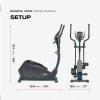 imageReebok FR20 Home Elliptical Cross Trainer Black Cardio Exercise 8 Resistance Levels 264 lb Capacity Plus 60 Day Free Kinomap MembershipFR30