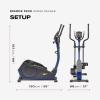 imageReebok FR20 Home Elliptical Cross Trainer Black Cardio Exercise 8 Resistance Levels 264 lb Capacity Plus 60 Day Free Kinomap MembershipFR30