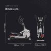 imageReebok FR20 Home Elliptical Cross Trainer Black Cardio Exercise 8 Resistance Levels 264 lb Capacity Plus 60 Day Free Kinomap MembershipSL80