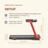 imageReebok Treadmills with Incline Bluetooth Walking or Running FR30z 4 HP 124 MPH 330 lb Capacity FR20z 225 HP 112 MPH 264 lb Capacity Ztech Jet 100z 300 GT40zFR20z Red