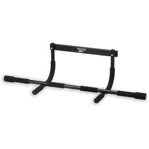 imageReebok 8Grip PullUp Bar MultiFunction Upper Body Workout Rod Door Frame Fitness Beam with 8 Sure Grip Foam Handles Portable Chin Up Bar for Strength Training Exercise at Home or Gym