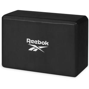 imageReebok Solid Yoga Block 4 x 6 x 9 Yoga Brick with Lightweight Support for Flexibility Balance ampamp Alignment Portable Foam Block for Fitness Home Workout Stretching ampamp MoreBlack