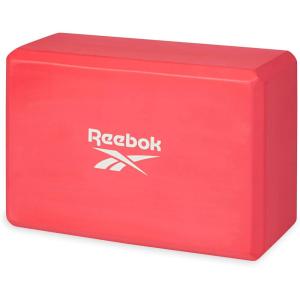 imageReebok Solid Yoga Block 4 x 6 x 9 Yoga Brick with Lightweight Support for Flexibility Balance ampamp Alignment Portable Foam Block for Fitness Home Workout Stretching ampamp MoreCherry