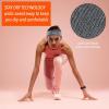 image1pc Unisex 225in Wide Workout Headband wStay Dry Technology Terry Cloth Band MoistureWicking Fabric  Quality Gym Hair Accessories for Active ComfortReebokGrey