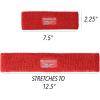 image1pc Unisex 225in Wide Workout Headband wStay Dry Technology Terry Cloth Band MoistureWicking Fabric  Quality Gym Hair Accessories for Active ComfortReebokRed