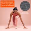 image1pc Unisex 225in Wide Workout Headband wStay Dry Technology Terry Cloth Band MoistureWicking Fabric  Quality Gym Hair Accessories for Active ComfortReebokBlack