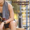 imageReebok Lifestyle Stainless Steel Water Bottle  Insulated Water Bottle 32 oz With Straw  Double Wall Vacuum Insulated Sports Water Bottle BPA FreeBlack