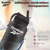 imageReebok Lifestyle Stainless Steel Water Bottle  Insulated Water Bottle 32 oz With Straw  Double Wall Vacuum Insulated Sports Water Bottle BPA FreeBlack