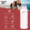imageReebok Lifestyle Stainless Steel Water Bottle  Insulated Water Bottle 32 oz With Straw  Double Wall Vacuum Insulated Sports Water Bottle BPA FreePink