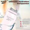 imageReebok Lifestyle Stainless Steel Water Bottle  Insulated Water Bottle 32 oz With Straw  Double Wall Vacuum Insulated Sports Water Bottle BPA FreePink