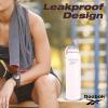 imageReebok Lifestyle Stainless Steel Water Bottle  Insulated Water Bottle 32 oz With Straw  Double Wall Vacuum Insulated Sports Water Bottle BPA FreePink