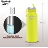 imageReebok Lifestyle Stainless Steel Water Bottle  Insulated Water Bottle 32 oz With Straw  Double Wall Vacuum Insulated Sports Water Bottle BPA FreeYellow