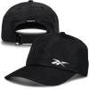 imageReebok Running Flow Hat  Mens  Womens  Lightweight  Performance  Adjustable  Reflective  Low Profile  AthleticFlow  Black