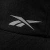 imageReebok Running Flow Hat  Mens  Womens  Lightweight  Performance  Adjustable  Reflective  Low Profile  AthleticFlow Piped  Black