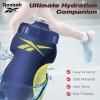 imageReebok Squeeze Water Bottles With Athletic Design  Water Bottle 24 oz  Sports Water Bottle  Reusable Water Bottle For Gym Running Hiking etc BPA Free BlackNavy
