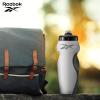 imageReebok Squeeze Water Bottles With Athletic Design  Water Bottle 24 oz  Sports Water Bottle  Reusable Water Bottle For Gym Running Hiking etc BPA Free BlackWhite
