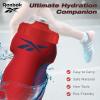 imageReebok Squeeze Water Bottles With Athletic Design  Water Bottle 24 oz  Sports Water Bottle  Reusable Water Bottle For Gym Running Hiking etc BPA Free BlackRed