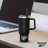 imageReebok Stainless Steel Tumbler With Lifestyle Design  40oz Tumbler With Handle  Double Wall Tumbler Vacuum Insulated  Leak Proof Tumbler For Men ampamp Women Black RBHS1006BKBlack