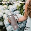 imageReebok Stainless Steel Tumbler With Lifestyle Design  40oz Tumbler With Handle  Double Wall Tumbler Vacuum Insulated  Leak Proof Tumbler For Men ampamp Women Black RBHS1006BKGray