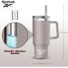 imageReebok Stainless Steel Tumbler With Lifestyle Design  40oz Tumbler With Handle  Double Wall Tumbler Vacuum Insulated  Leak Proof Tumbler For Men ampamp Women Black RBHS1006BKGray