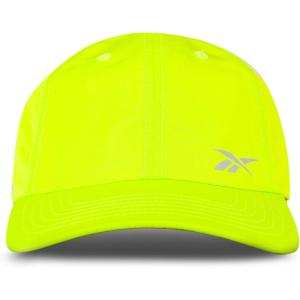 imageReebok Running Flow Hat  Mens  Womens  Lightweight  Performance  Adjustable  Reflective  Low Profile  AthleticFlow  Acid YellowReflective