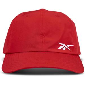 imageReebok Running Flow Hat  Mens  Womens  Lightweight  Performance  Adjustable  Reflective  Low Profile  AthleticFlow  Red