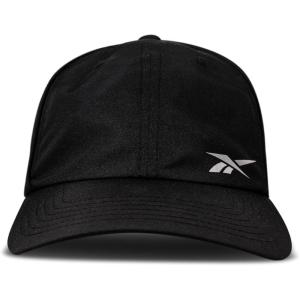 imageReebok Running Flow Hat  Mens  Womens  Lightweight  Performance  Adjustable  Reflective  Low Profile  AthleticFlow Piped  Black