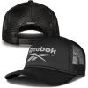 imageReebok Aero Trucker Hat  Snapback  Adjustable  Mesh Back  Retro  Baseball  Streetwear  Urban  LifestyleAero  BlackGrey