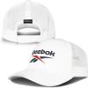 imageReebok Aero Trucker Hat  Snapback  Adjustable  Mesh Back  Retro  Baseball  Streetwear  Urban  LifestyleAero  WhiteMulti
