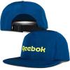 imageReebok Running Hat  Performance  Athletic  Lightweight  Quick Drying  Sun Protection  Reflective  Recycled MaterialsFlat Brim  Uniform Blue