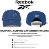 imageReebok Running Hat  Performance  Athletic  Lightweight  Quick Drying  Sun Protection  Reflective  Recycled MaterialsTechnical  White