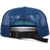 imageReebok Running Hat  Performance  Athletic  Lightweight  Quick Drying  Sun Protection  Reflective  Recycled MaterialsVented Flat Brim  Bold Cyan