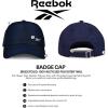 imageReebok Womens Badge Hat  Golf  Tennis  Court  Performance  Breathable  Lightweight  Quick Drying  Sun ProtectionBadge  Black