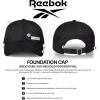 imageReebok Womens Badge Hat  Golf  Tennis  Court  Performance  Breathable  Lightweight  Quick Drying  Sun ProtectionFoundation  Black