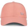 imageReebok Womens Badge Hat  Golf  Tennis  Court  Performance  Breathable  Lightweight  Quick Drying  Sun ProtectionBadge  Canyon Coral