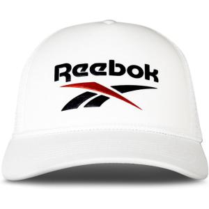 imageReebok Aero Trucker Hat  Snapback  Adjustable  Mesh Back  Retro  Baseball  Streetwear  Urban  LifestyleAero  WhiteMulti